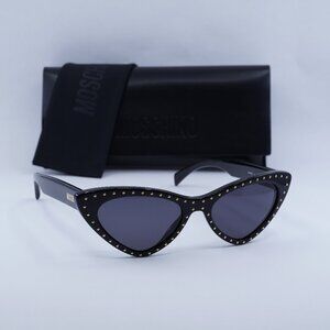 Moschino MOS006/S 0807 IR Cat Eye Sunglasses - Black/Grey